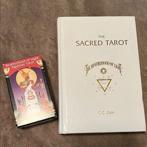 The Sacred Tarot Book and Egyptian Tarot Deck & Book!!